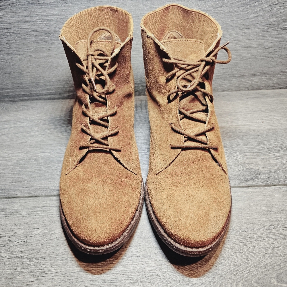 Mastisse Brown Suede Heel Boots Women 11